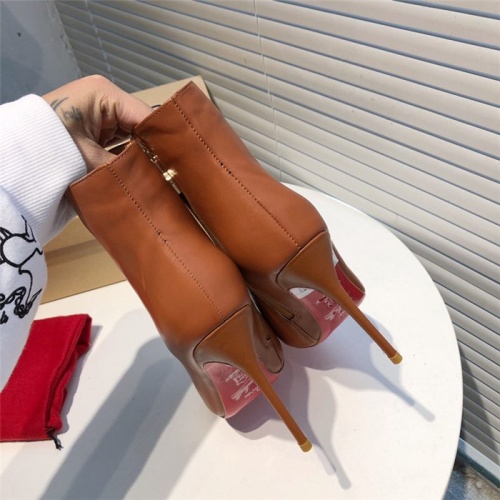 Replica Christian Louboutin Boots For Women #912321 $98.00 USD for Wholesale