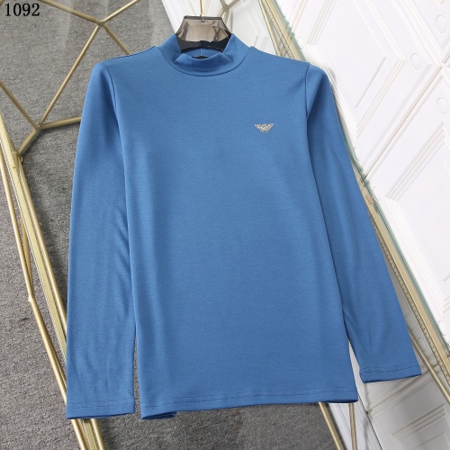 Armani T-Shirts Long Sleeved For Men #912343 $38.00 USD, Wholesale Replica Armani T-Shirts
