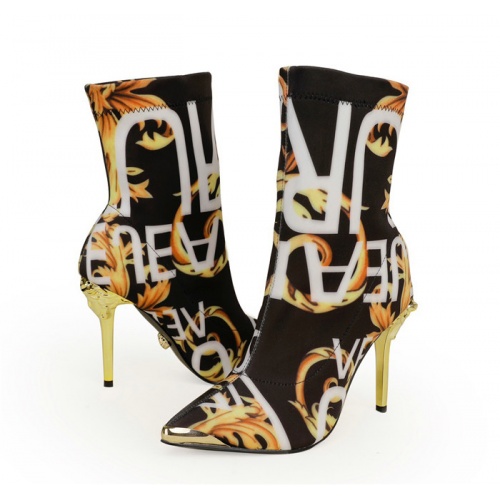 Versace Boots For Women #912464 $96.00 USD, Wholesale Replica Versace Boots