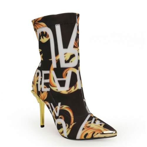 Replica Versace Boots For Women #912464 $96.00 USD for Wholesale