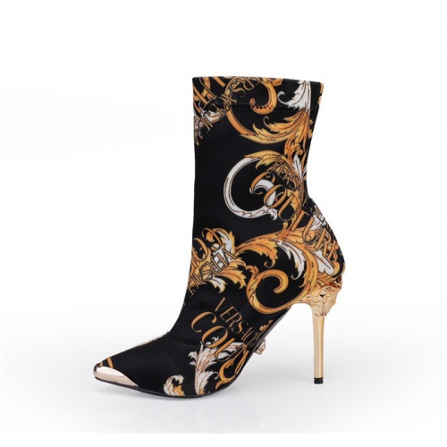 Replica Versace Boots For Women #912465 $96.00 USD for Wholesale