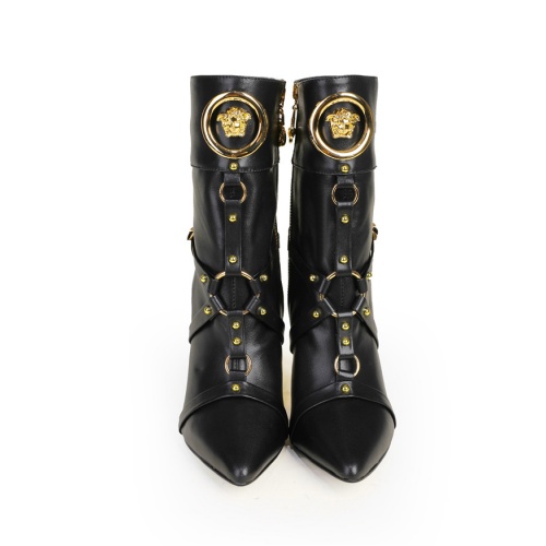 Replica Versace Boots For Women #912472 $125.00 USD for Wholesale