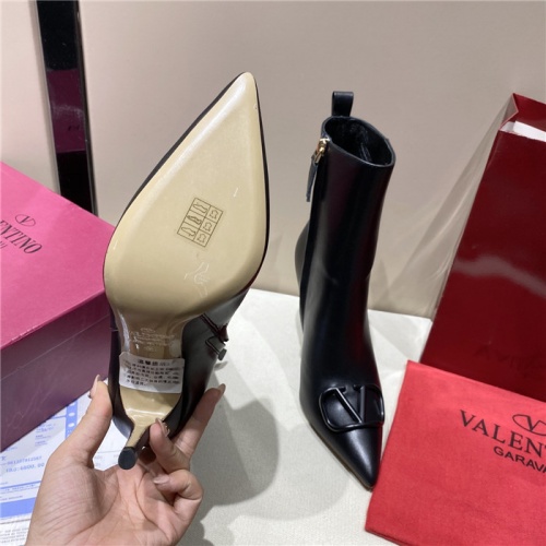 Replica Valentino Boots For Women #912475 $100.00 USD for Wholesale
