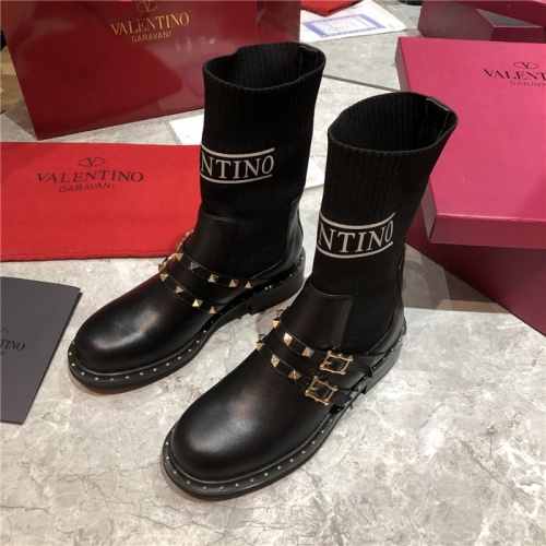 Valentino Boots For Women #912482 $100.00 USD, Wholesale Replica Valentino Boots