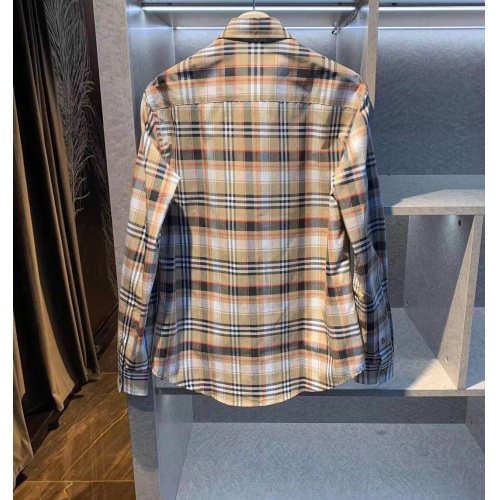 Replica Burberry Shirts Long Sleeved For Men #912787 $78.00 USD for Wholesale