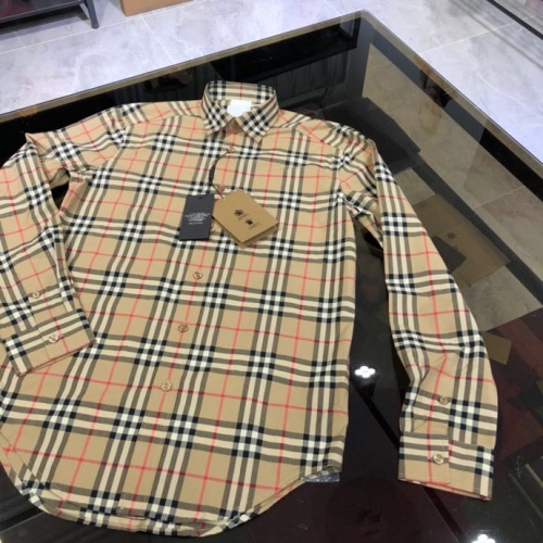 Burberry Shirts Long Sleeved For Men #912789 $78.00 USD, Wholesale Replica Burberry Shirts