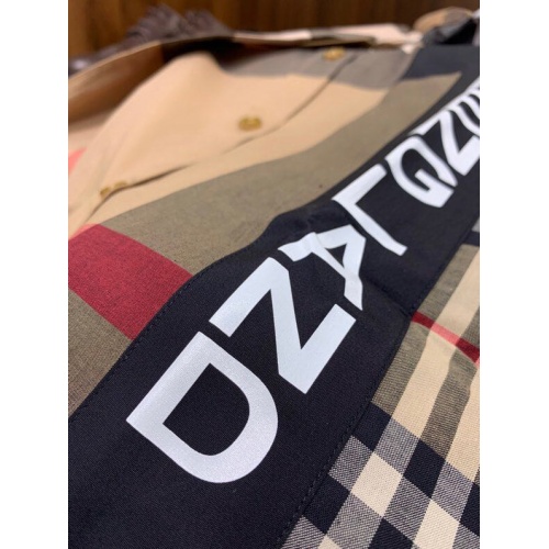 Replica Burberry Shirts Long Sleeved For Men #912791 $78.00 USD for Wholesale