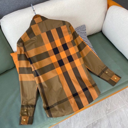 Replica Burberry Shirts Long Sleeved For Men #912794 $70.00 USD for Wholesale