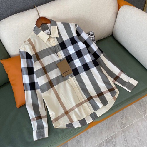 Burberry Shirts Long Sleeved For Men #912798