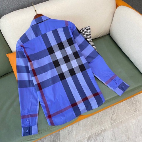 Replica Burberry Shirts Long Sleeved For Men #912800 $70.00 USD for Wholesale