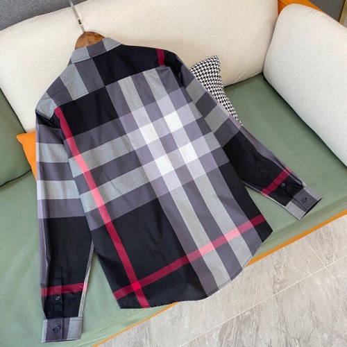 Replica Burberry Shirts Long Sleeved For Men #912801 $70.00 USD for Wholesale