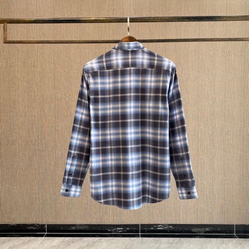 Replica Burberry Shirts Long Sleeved For Men #912805 $70.00 USD for Wholesale