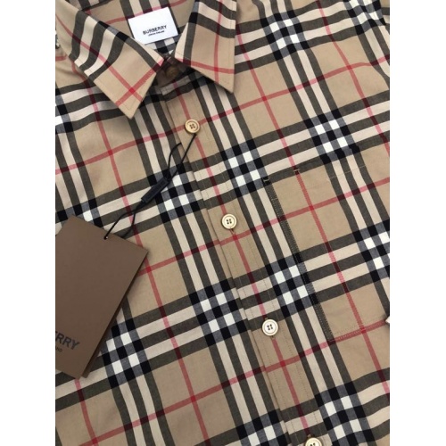 Replica Burberry Shirts Long Sleeved For Men #912807 $74.00 USD for Wholesale