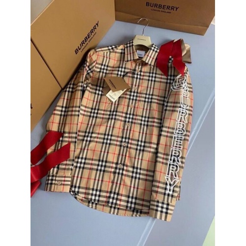 Replica Burberry Shirts Long Sleeved For Men #912808 $74.00 USD for Wholesale