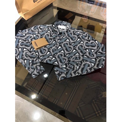 Replica Burberry Shirts Long Sleeved For Men #912811 $81.00 USD for Wholesale