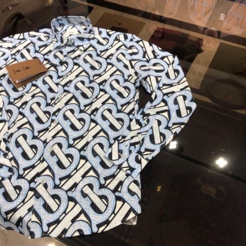 Replica Burberry Shirts Long Sleeved For Men #912812 $81.00 USD for Wholesale