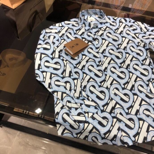Replica Burberry Shirts Long Sleeved For Men #912812 $81.00 USD for Wholesale