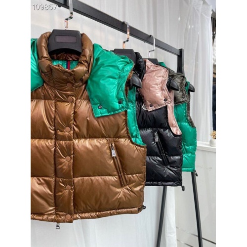 Replica Moncler Down Feather Coat Sleeveless For Women #912825 $105.00 USD for Wholesale