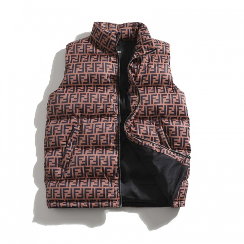 Fendi Down Feather Coat Sleeveless For Men #913123 $62.00 USD, Wholesale Replica Fendi Down Feather Coat