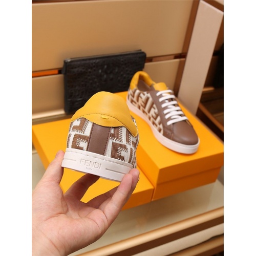 Replica Fendi Casual Shoes For Men #913210 $76.00 USD for Wholesale