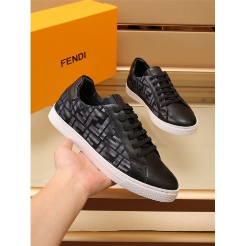 Replica Fendi Casual Shoes For Men #913214 $76.00 USD for Wholesale