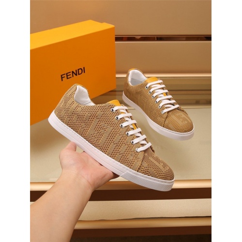 Replica Fendi Casual Shoes For Men #913216 $76.00 USD for Wholesale