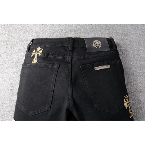Replica Chrome Hearts Jeans For Men #913229 $65.00 USD for Wholesale