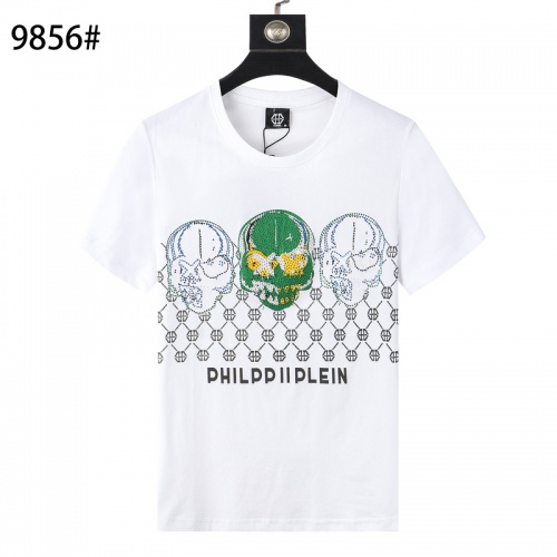 Philipp Plein PP T-Shirts Short Sleeved For Men #913309 $28.00 USD, Wholesale Replica Philipp Plein PP T-Shirts