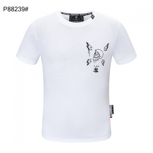 Replica Philipp Plein PP T-Shirts Short Sleeved For Men #913323 $28.00 USD for Wholesale