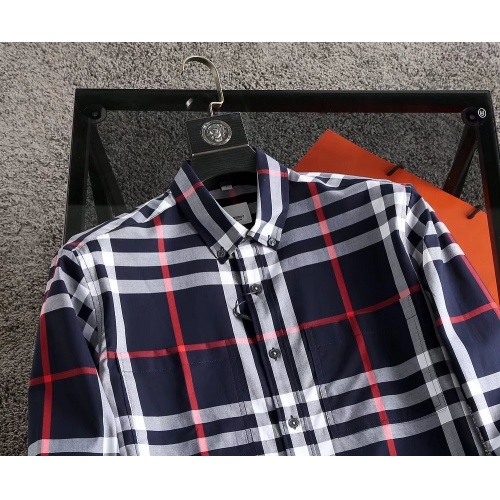 Replica Burberry Shirts Long Sleeved For Men #913351 $41.00 USD for Wholesale