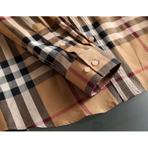 Replica Burberry Shirts Long Sleeved For Men #913353 $41.00 USD for Wholesale