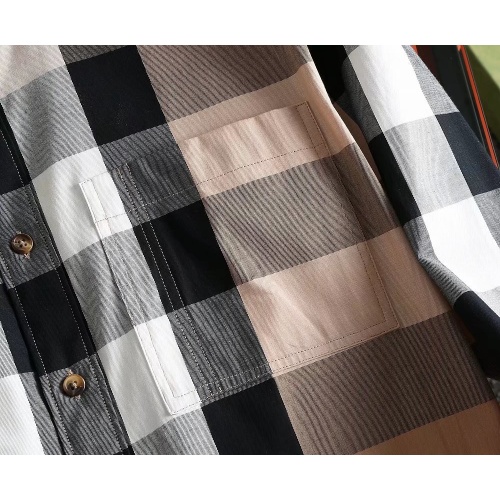 Replica Burberry Shirts Long Sleeved For Men #913355 $41.00 USD for Wholesale