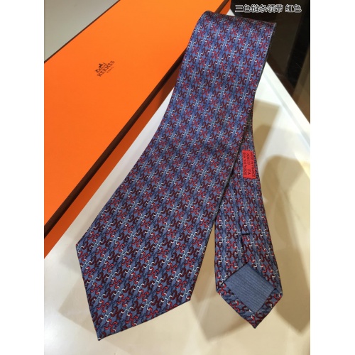 Replica Hermes Necktie For Men #913575 $61.00 USD for Wholesale