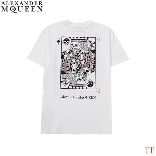 Alexander McQueen T-shirts Short Sleeved For Men #913748 $29.00 USD, Wholesale Replica Alexander McQueen T-shirts