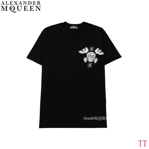 Alexander McQueen T-shirts Short Sleeved For Men #913749 $27.00 USD, Wholesale Replica Alexander McQueen T-shirts