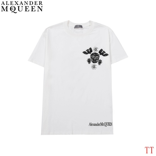 Alexander McQueen T-shirts Short Sleeved For Men #913750 $27.00 USD, Wholesale Replica Alexander McQueen T-shirts