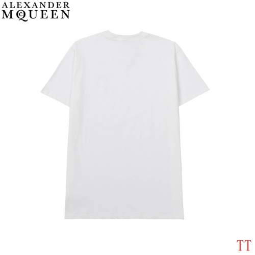 Replica Alexander McQueen T-shirts Short Sleeved For Men #913750 $27.00 USD for Wholesale