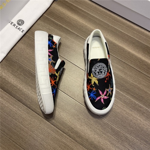 Replica Versace Casual Shoes For Men #913792 $64.00 USD for Wholesale