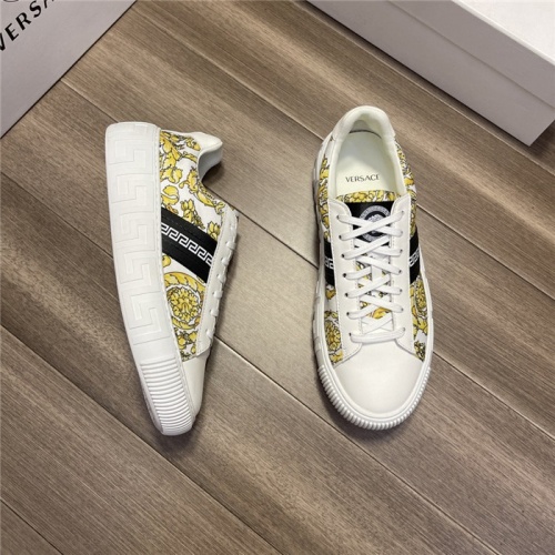 Replica Versace Casual Shoes For Men #913794 $68.00 USD for Wholesale