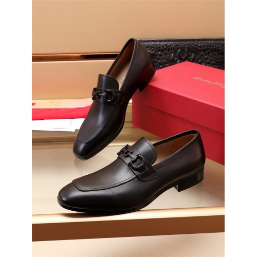 Ferragamo Salvatore FS Leather Shoes For Men #913843