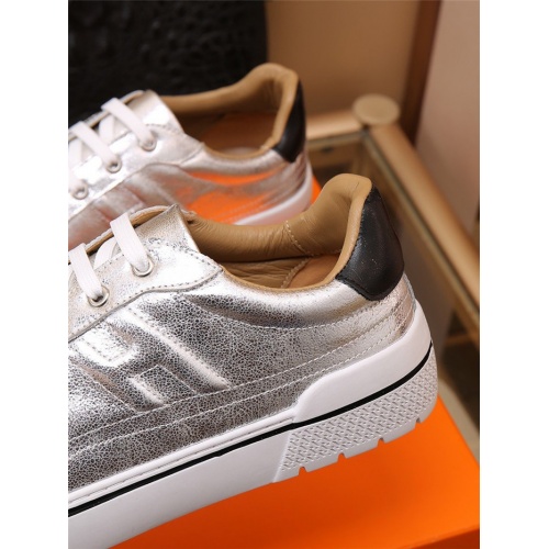 Replica Hermes Casual Shoes For Men #913849 $80.00 USD for Wholesale