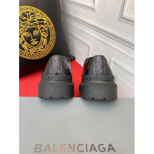 Replica Balenciaga Leather Shoes For Men #913951 $122.00 USD for Wholesale