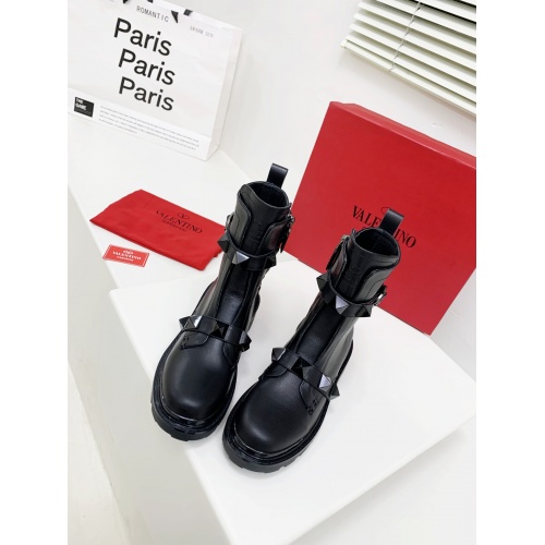 Replica Valentino Boots For Women #914103 $102.00 USD for Wholesale