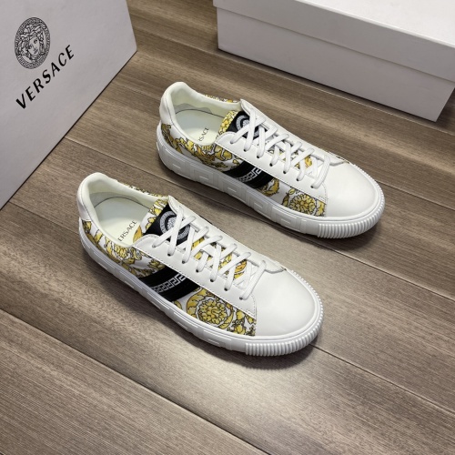 Versace Casual Shoes For Men #914247 $68.00 USD, Wholesale Replica Versace Casual Shoes