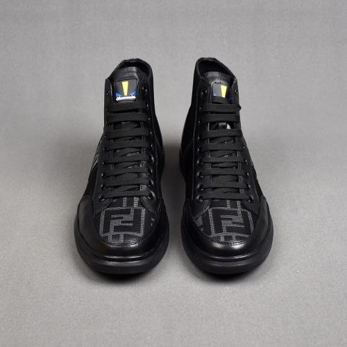 Replica Fendi High Tops Casual Shoes For Men #914262 $80.00 USD for Wholesale