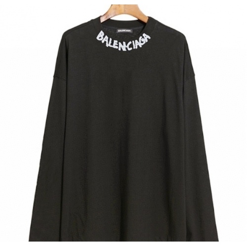 Replica Balenciaga T-Shirts Long Sleeved For Unisex #914415 $38.00 USD for Wholesale