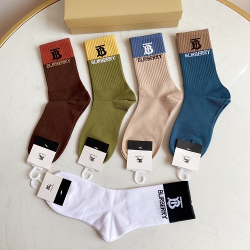 Replica Burberry Socks #914570 $27.00 USD for Wholesale