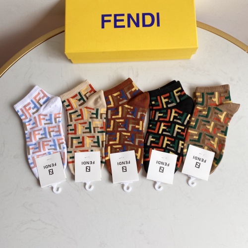 Fendi Socks #914623 $27.00 USD, Wholesale Replica Fendi Socks