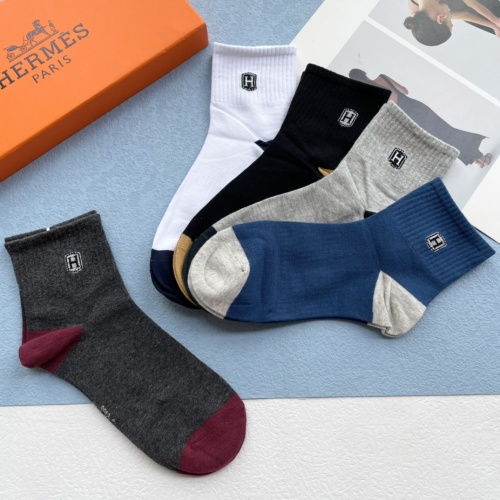 Replica Hermes Socks #914626 $27.00 USD for Wholesale