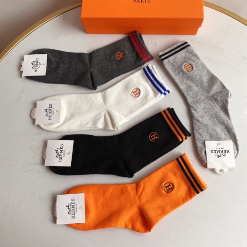 Replica Hermes Socks #914627 $29.00 USD for Wholesale